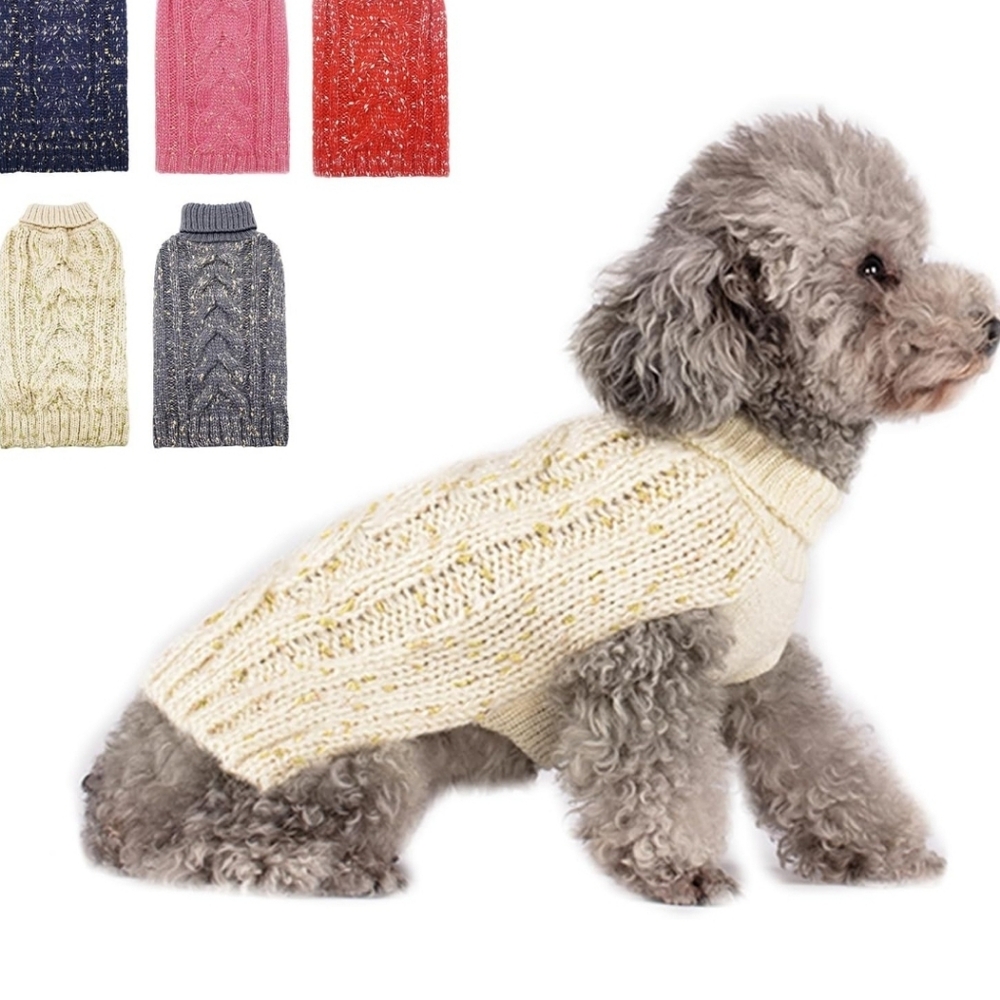 NWT Small Donegal Cableknit Dog Sweater.